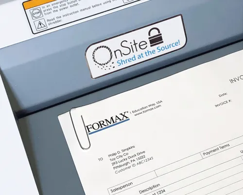 FD 8304CC Deskside Shredder