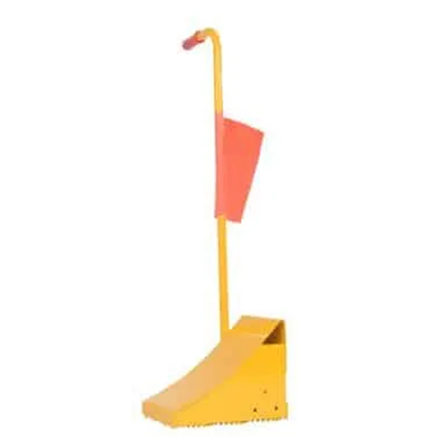 Vestil ( Fabricated Steel Wheel Chock With Ergonomic Handle and Flag FAB-11-ERGO-FL )