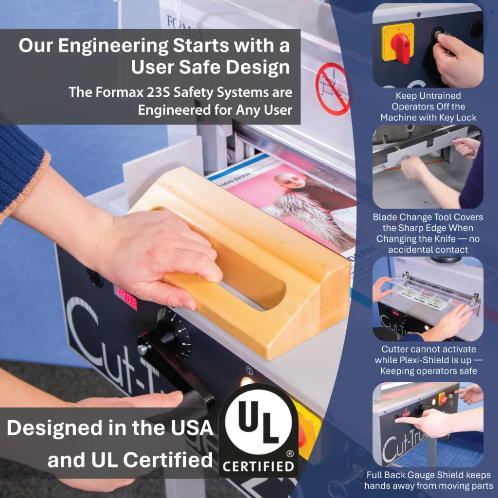 Cut-True 23S Semi-Automatic Guillotine Cutter