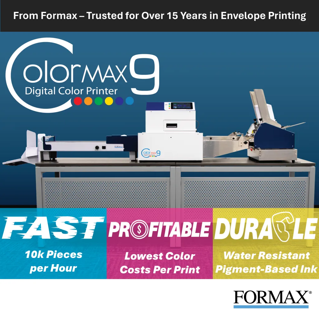 ColorMax9 Digital Color Envelope Printer