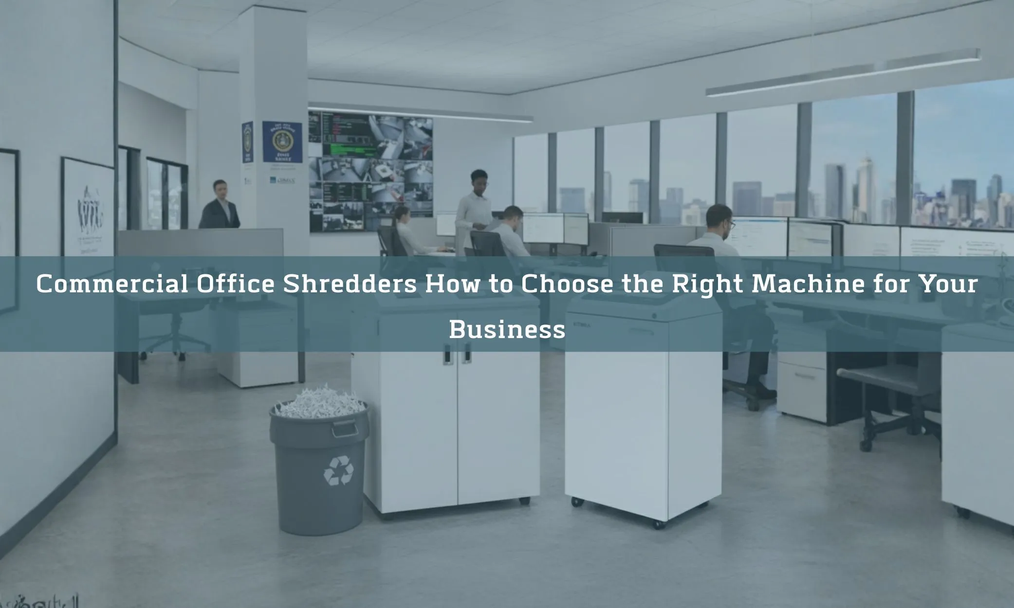 Commercial Office Shredders How to Choose the Right Machine for Your Business